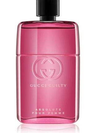 Gucci guilty absolute pour femme парфумована вода для жінок1 фото