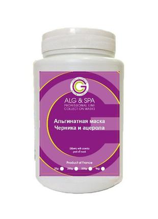 Альгінатна маска alg spa з чорницею і ацеролой 1 кг