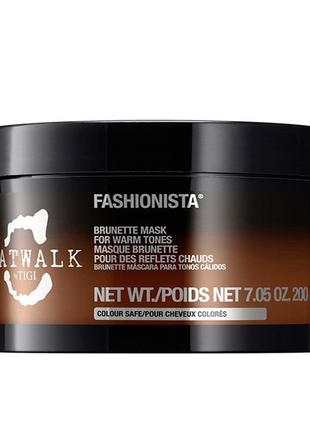 Маска для волосся tigi catwalk fashionista brunette тонуюча дл...1 фото