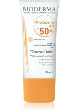 Bioderma photoderm ar тонуючий захисний крем для чутливої шкір...