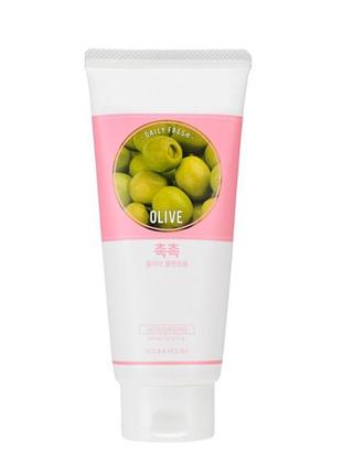 Пінка для вмивання holika holika daily fresh olive 150 мл