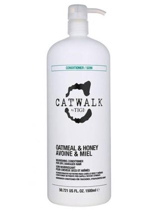 Кондиціонер tigi catwalk oatmeal honey поживний для сухих і по...1 фото