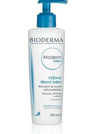 Bioderma atoderm cream поживний крем для тіла для нормальної т...