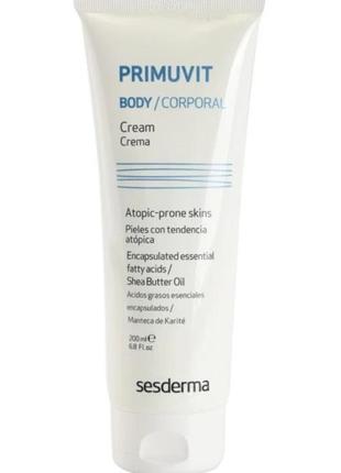 Sesderma primuvit зволожуючий крем для тіла для атопічної шкіри