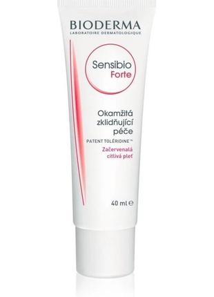 Bioderma sensibio forte зволожуючий та заспокоюючий крем для ч...