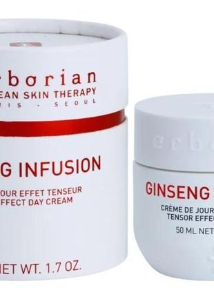 Erborian ginseng infusion освітлюючий денний крем проти ознак ...2 фото