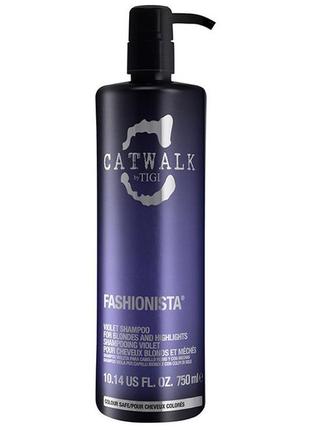 Шампунь tigi catwalk fashionista violet shampoo фіолетовий для...1 фото