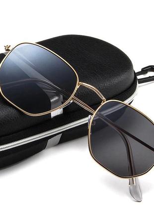 Сонцезахисні окуляри-авіатори leonlion у вінтажному стилі uv40010 фото