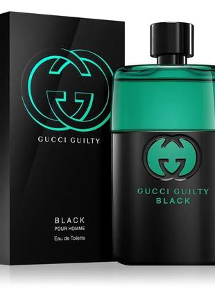 Gucci guilty black pour homme туалетна вода для чоловіків2 фото