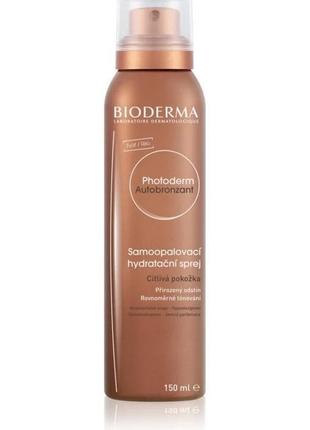 Bioderma photoderm autobronzant спрей для автозасмаги для чутл...