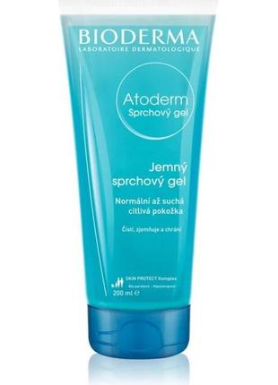 Bioderma atoderm shower gel ніжний гель для душу для сухої та ...