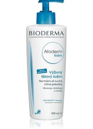 Крем для тіла bioderma atoderm для сухої та дуже сухої шкіри з...