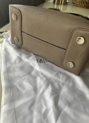 Сумка bag оригинал michael kors medium taupe зернистая кожа7 фото