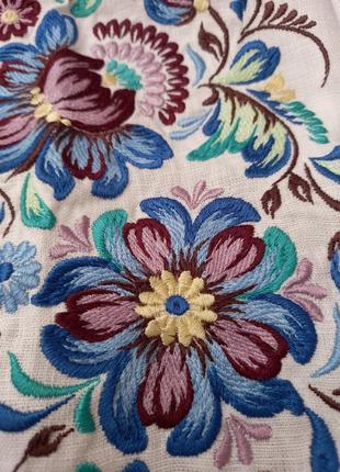 4244+4504д комплект вишиванок для пари сукня міді вишита+чоловіча вишиванка