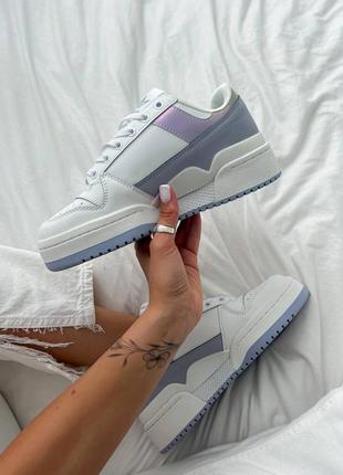 Кроссовки adidas forum white/violet2 фото