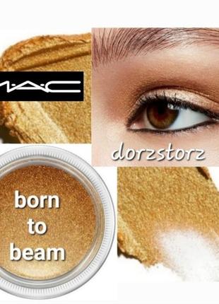 Mac paint pot pro longwear кремовые тени для глаз, born to beam1 фото