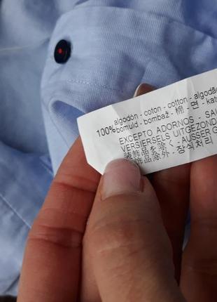 Рубашка  с контрасной лентой от zara 8