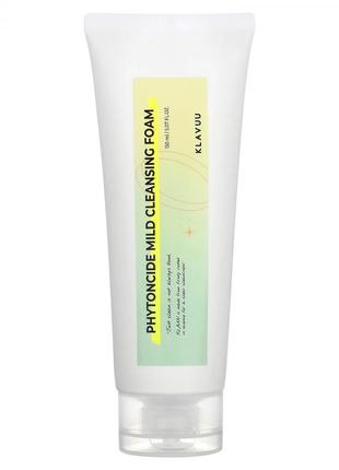 Пінка для вмивання klavuu phytoncide mild cleansing foam 5.07 fl oz (150 ml)