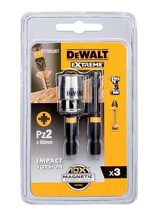 Набір біт і насадок dewalt dt70535t