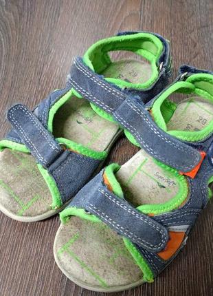 Кожаные сандалии indigo 29 размер 18 см стелька1 фото