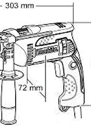 Ударний дриль makita hp1640 3