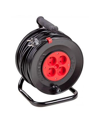 Подовжувач на котушці леміра у-16-01 пвс 2х1,5 без т/з 30м