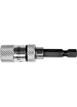 Магнітний тримач для викруткових насадок yato 1/4" 60 мм (yt-0...