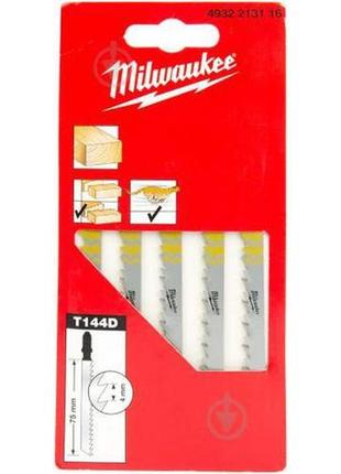 Набір полотен для лобзика milwaukee 4932213116 t144d; 5 штук.