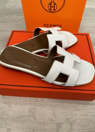 Шлепанцы в стиле hermes2 фото