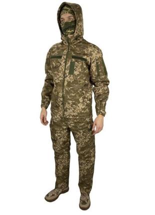 Костюм військовий зимовий softshell піксель (58-4xl) (le27794xl)