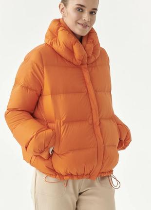 Куртка стильна помаранч5 фото
