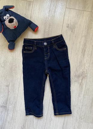 🐈‍⬛12-18 мес синие джинсы matalan