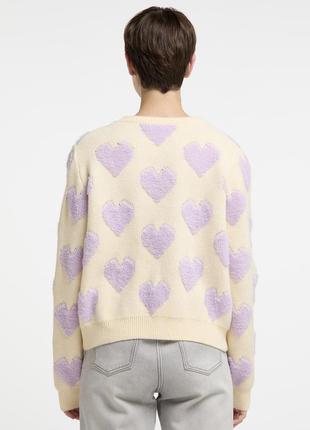 Тепленький светр з сердечками від mymo3 фото