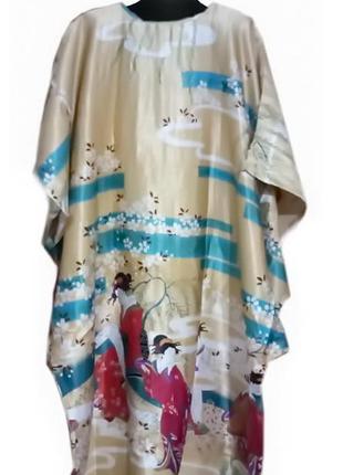 Шовкове кімоно японські мотиви