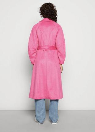 Рожеве пальто з великими рукавами хвт продаж4 фото