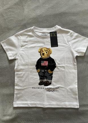 Ralph lauren котоновая футболка 4 р.1 фото