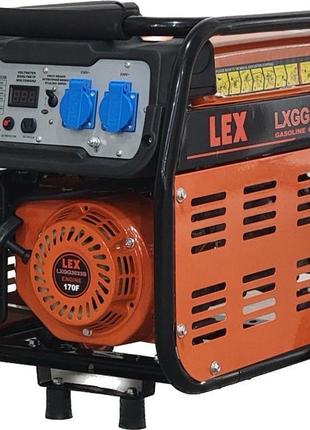Генератор бензиновий lex 3.3 квт lxgg3033bes