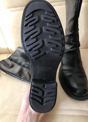 Кожаные сапоги италия ботинки из натуральной кожи5 фото