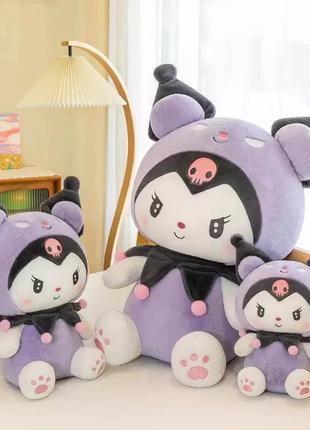 Sanrio куромі 85 см велика м'яка іграшка  аніме хеллоу китти kuromi hello kitty хелоу