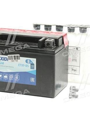 Акумулятор 8ah-12v exide agm (etx9-bs) ytx9-bs ст.код (150х87х...