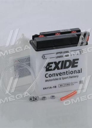 Акумулятор 11ah-6v exide (6n11a-1b) (121х59х131) r, en95 6n11a...