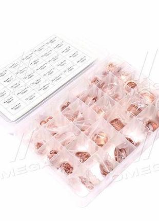 Набір мідних шайб №1 ф5*9-ф28*36 (570 шт) (rider) rd11570zk