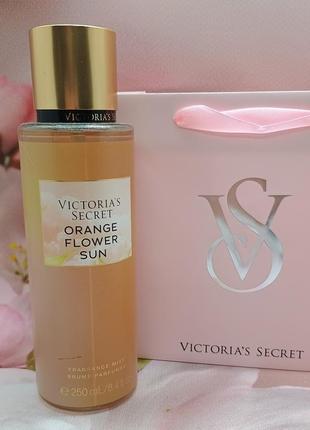 Парфюмированный мист для тела и волос оrange flower sun victoria’s secret.