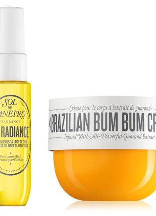 Sol de janeiro brazilian bum bum cream крем для тіла та rio radiance парфумований спрей для тіла