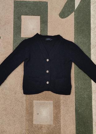 Теплая кофта джемпер с,хс размер 42,34 кардиган пиджак1 фото