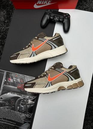 Мужские кроссовки nike vomero 5 new brown orange4 фото