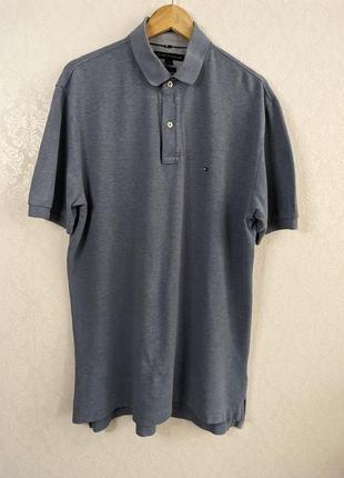 Поло tommy hilfiger світло синій розмір l