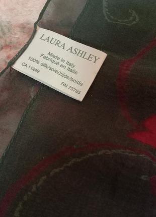 Палантин шарф laura ashley шёлк италия