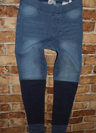 Новые джинсы девочке треггинсы 13 - 14 лет h&m4 фото