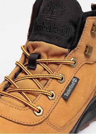 Timberland field trekker mid gold. мужские ботинки. оригинал.7 фото